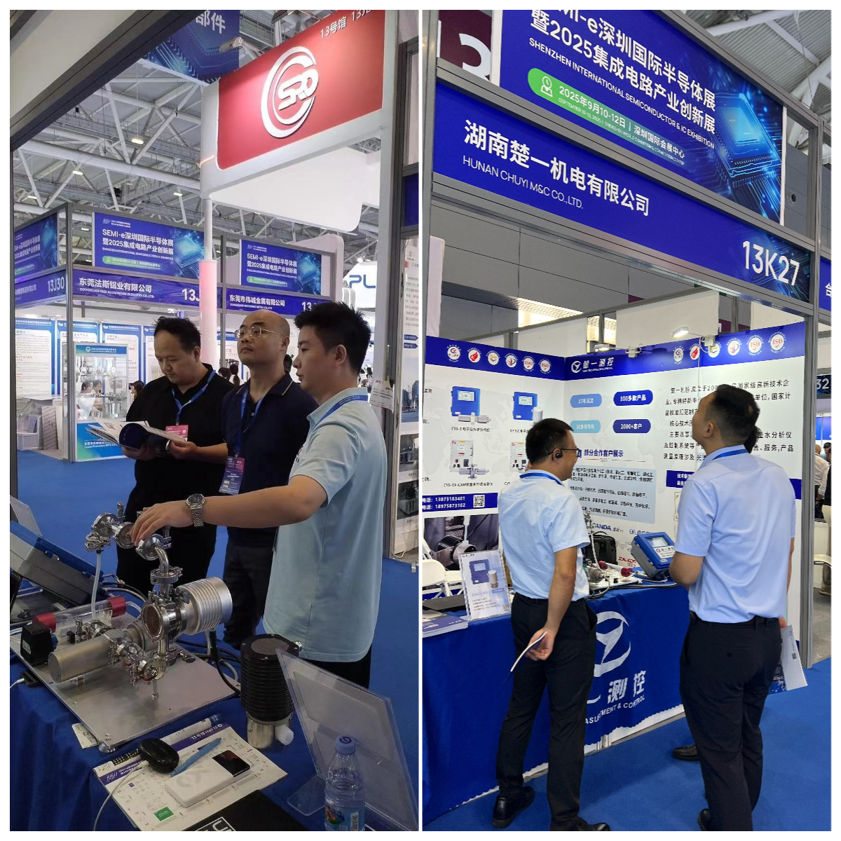 楚一測(cè)控參加SEMI-e 深圳國際半導(dǎo)體展暨2025集成電路產(chǎn)業(yè)創(chuàng)新展展臺(tái)情況
